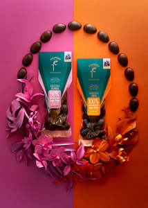 Mini Chocolate Eggs - 90% and 100% Twin Pack