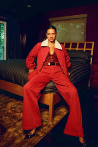 Seventy + Mochi - Bay Wide Leg Jean - Faded Rose