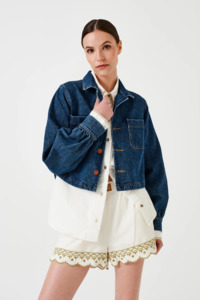 Pants Jeans: Seventy + Mochi - Sophie Short - Ecru