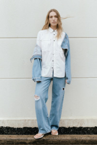 LAST ONE | Outland Denim - Avril Low Slouchy Wide Jean - Serenity