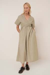 Dresses: Kowtow - Composer Dress - Treetop Stripe