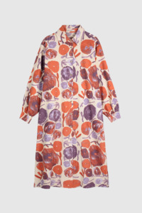 Dresses: Bobo Choses - Dahlia pattern shirt dress