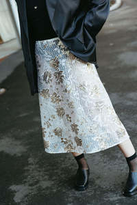Oosterom X Found - Petra Skirt - Champagne Bloom