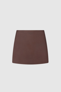 Skirts Shorts: One of Others - Everly Mini Skirt - Cacao