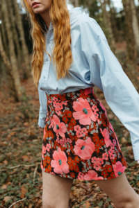 Annie - Twiggy Skirt - Floral