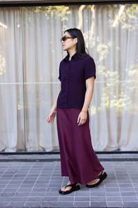Tops: Annie - Sunday Blouse - Bordeaux