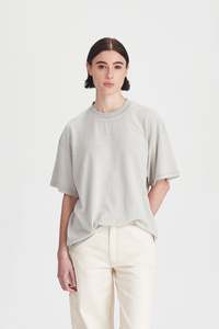 Commoners - Hemp Jersey Boy Tee - Vintage Stone