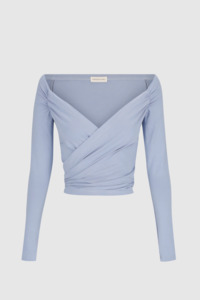 Dominique Healy: Dominique Healy - Mae Wrap - Powder Blue