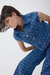 Outland Denim: Outland Denim - Rosie Sleeveless Shirt - Icon Dusk