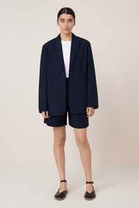 Outerwear: Kowtow - Carter Blazer - Evening Navy