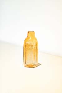 Monmouth Glass - Bottle Bud Vase - Apricot