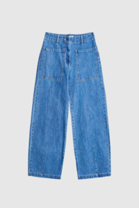 Kloke: Kloke - Interval Front Pocket Jean - Mid Wash