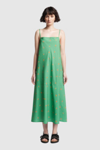 Kloke: Kloke - Natant Dress - Green Floral