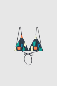 Bobo Choses - Colour Block Print Recycled Triangle Bikini