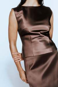 One of Others - Everly Top - Cacao