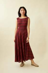 Penny Sage - Cleo Dress - Dahlia Tartan