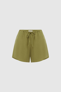Skirts Shorts: ROWIE - Tia Shorts - Palm Green