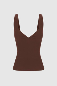 Tops: Dominique Healy - Jill Tank - Chocolate