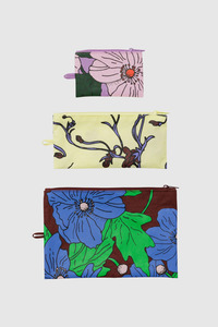 Home: Baggu - Flat Pouch Set - Poppy Mix