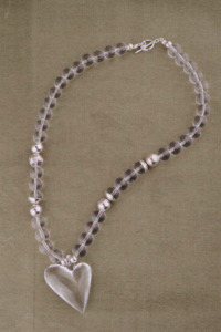 Accessories: RBCCA KSTR - Sweetheart Necklace - Silver
