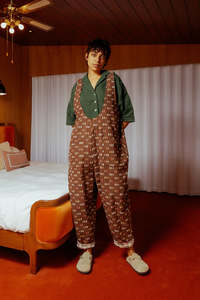Size 6: L.F. Markey - Basic Jumpsuit - Chocolate Jacquard