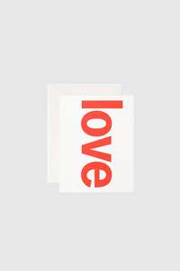 Father Rabbit Stationery: Father Rabbit - Red Love Card