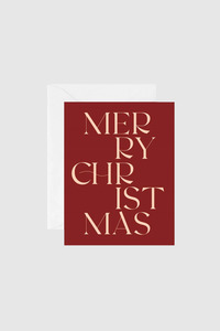 Lettuce - Merry Christmas Modern Card