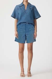 Outland Denim - Eden Mid Short - Astronaut