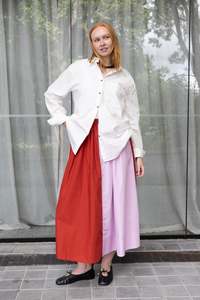 Skirts Shorts: Annie - Rue Skirt - Port/Petal