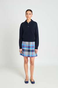 Size 8: Twenty Seven Names - Multiverse Mini - Navy Plaid