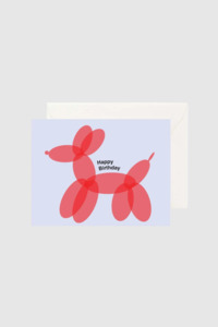 Father Rabbit Stationery: Lettuce - Balloon Animal Birthday Card