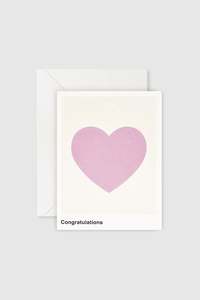 Lettuce - Congratulations Heart Card