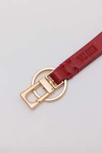 Yu Mei - Key Fob - Lobster Red Lambskin