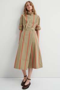 Kowtow - Fold Skirt - Nasturtium stripe