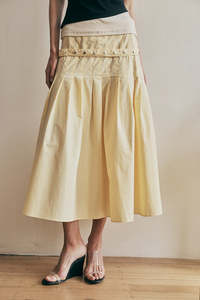 Muse the Label - Greta Skirt - Butter Yellow