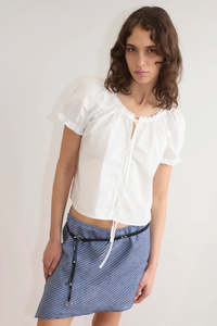 Tops: Deiji Studios - Close Shirt - White