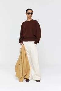 New Arrivals 1: Ricochet - Amina Jumper - Brown