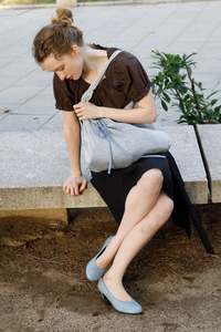 All Accessories: Deiji Studios - Chain Bag - Silver