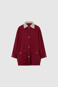 Commonplace Essentials - Down the Line Jacket - Maroon