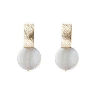 Earrings: Shell Drop Earrings
