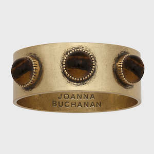 Joanna Buchanan: Joanna Buchanan Cabochon Napkin Rings in Tiger's Eye