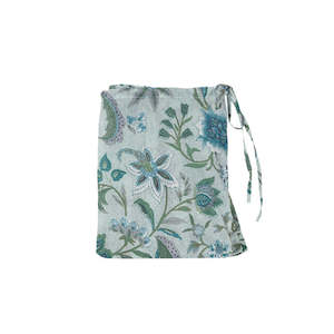 Robes And Sleepwear: Cotton Shorts in Tropical Aqua