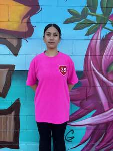 35 FLEECE TEE PINK TOKOMARU BAY