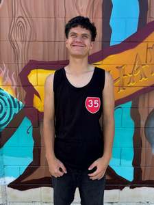 Adult Clothing: 35 SINGLET BLACK TOKOMARU BAY TOKOMARU BAY