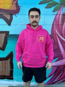 35 HOODIE HOT PINK TOKOMARU BAY