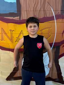 35 KIDS SINGLET BLACK TOKOMARU BAY