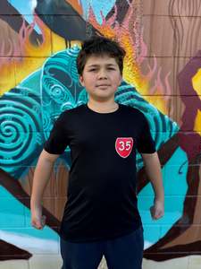 Kids Clothing: 35 KIDS T-SHIRT BLACK TOKOMARU BAY