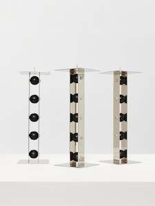 candlesticks: Silver and Iron | Floating Candleholder