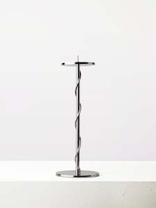 Available: Polished Silver | Twisted Candleholder