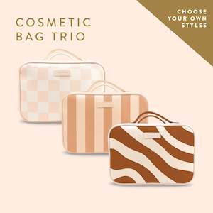 Cosmetic Bag Trio Bundle